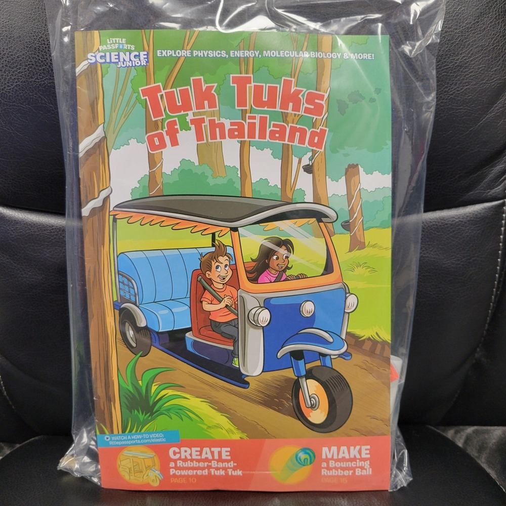 Little Passports Science Junior: "Tuk Tuks of Thailand" Activity Kit new